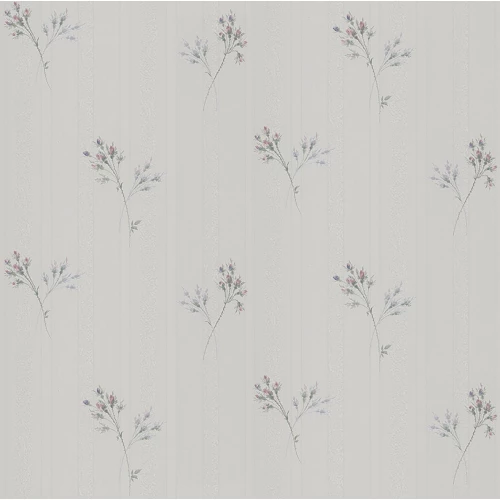 Обои виниловые Zambaiti Parati Satin Flowers IV серые Z66863 0,53х10,05 м