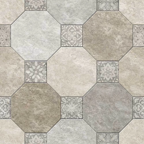 Плитка напольная Alma Ceramica Bofort бежевый 41,8*41,8 см