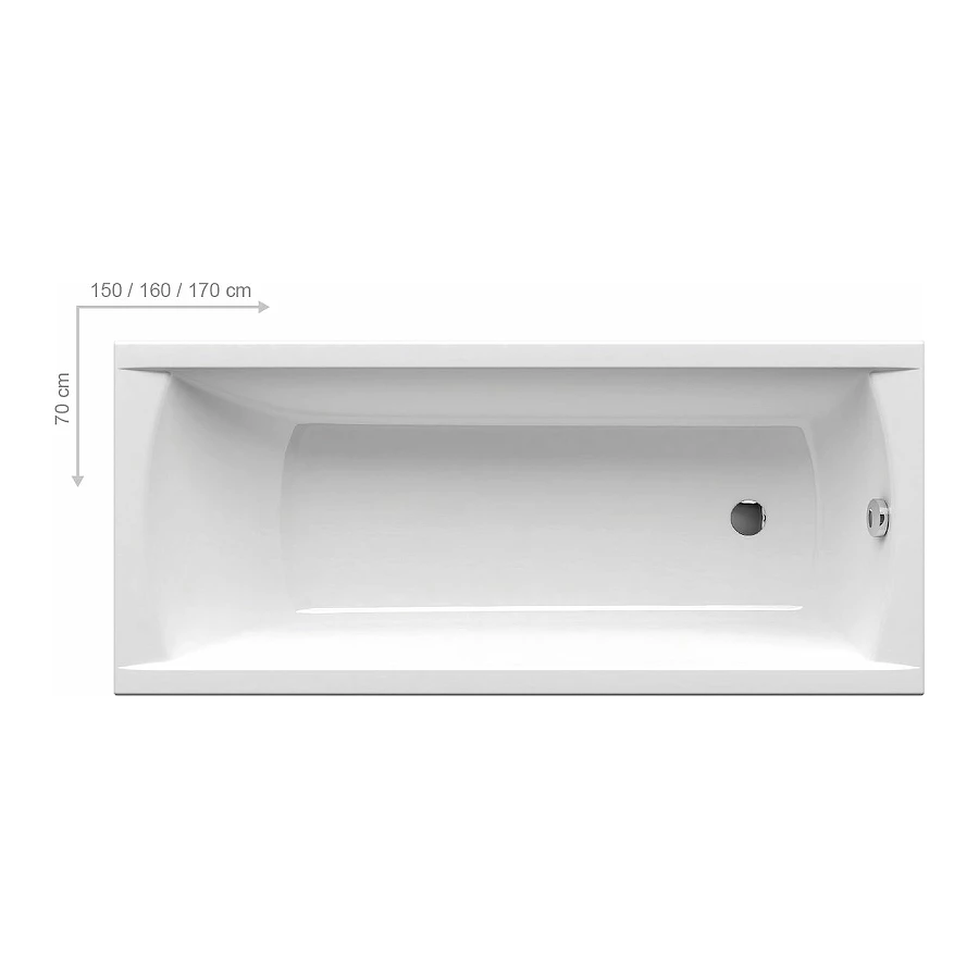 Ванна Ravak Classic C521000000 150x70 см