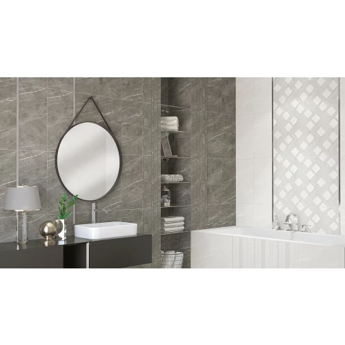 Плитка настенная Azori Hygge Light полуматовая белая 00--00109965 63х31,5 см