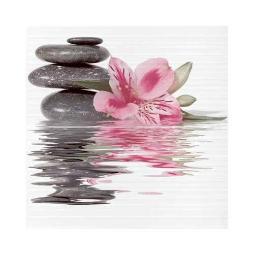 Панно Нефрит-Керамика Олеандр черное 50х50 см