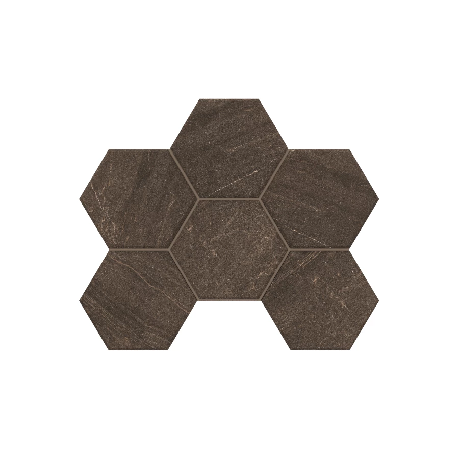 Мозаика Estima Gabbro GB04 Hexagon неполированная 39873 28,5х25 см
