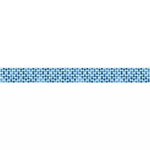 Бордюр Нефрит-Керамика Форте Оригами синий 34-03-61-00-30 31х3 см