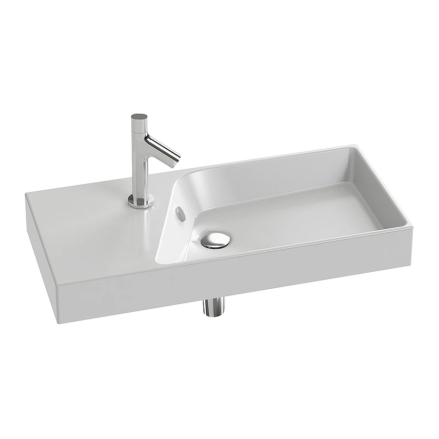 Раковина Jacob Delafon Rythmik L EXP112-00 80x37 см