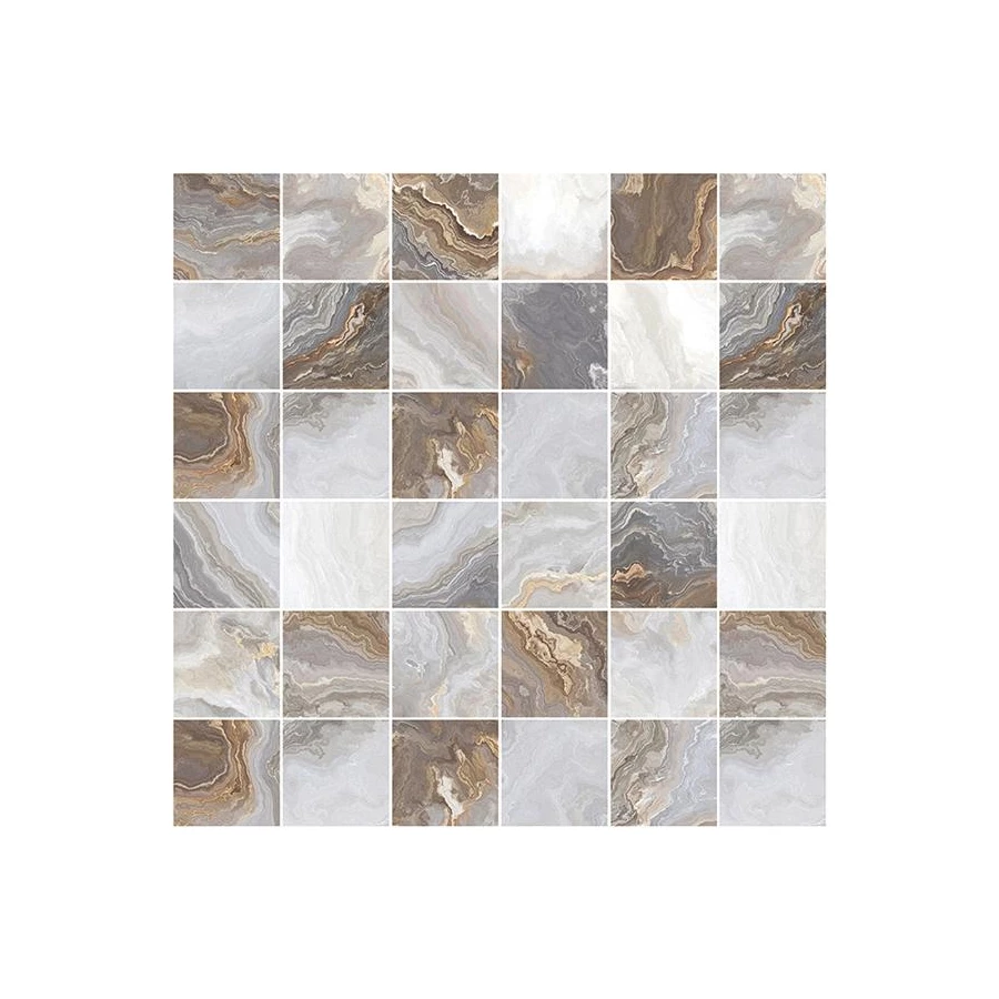 Мозаика Laparet Goldy серый 30х30