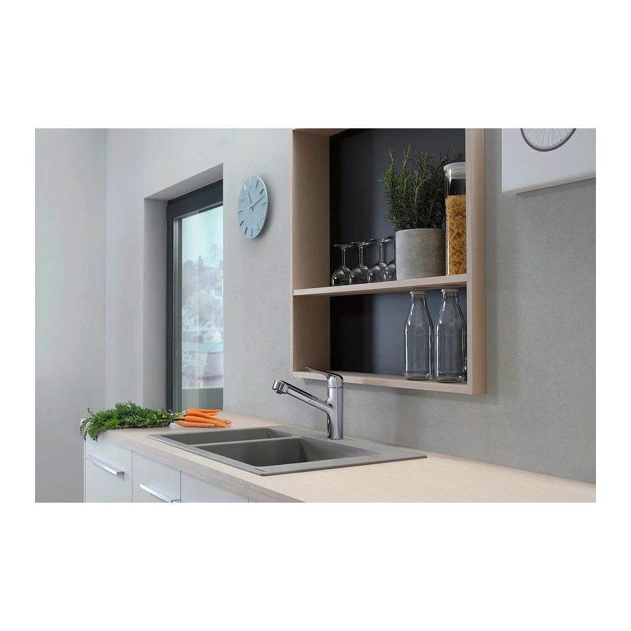 Смеситель для кухни Hansgrohe Focus M42 хром 71814000