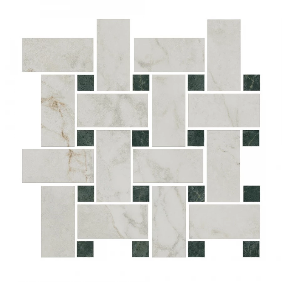 Керамогранит Kerama Marazzi Серенада Декор мозаичный полуглянцевый серый T038/SG6540 32x32 см