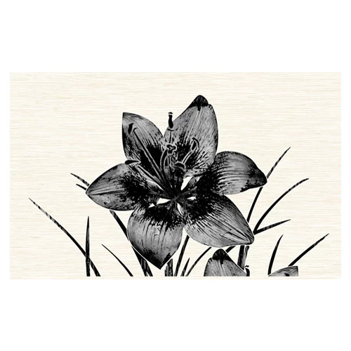 Декор Нефрит-Керамика Piano черный 96-46-04-8101 40х25