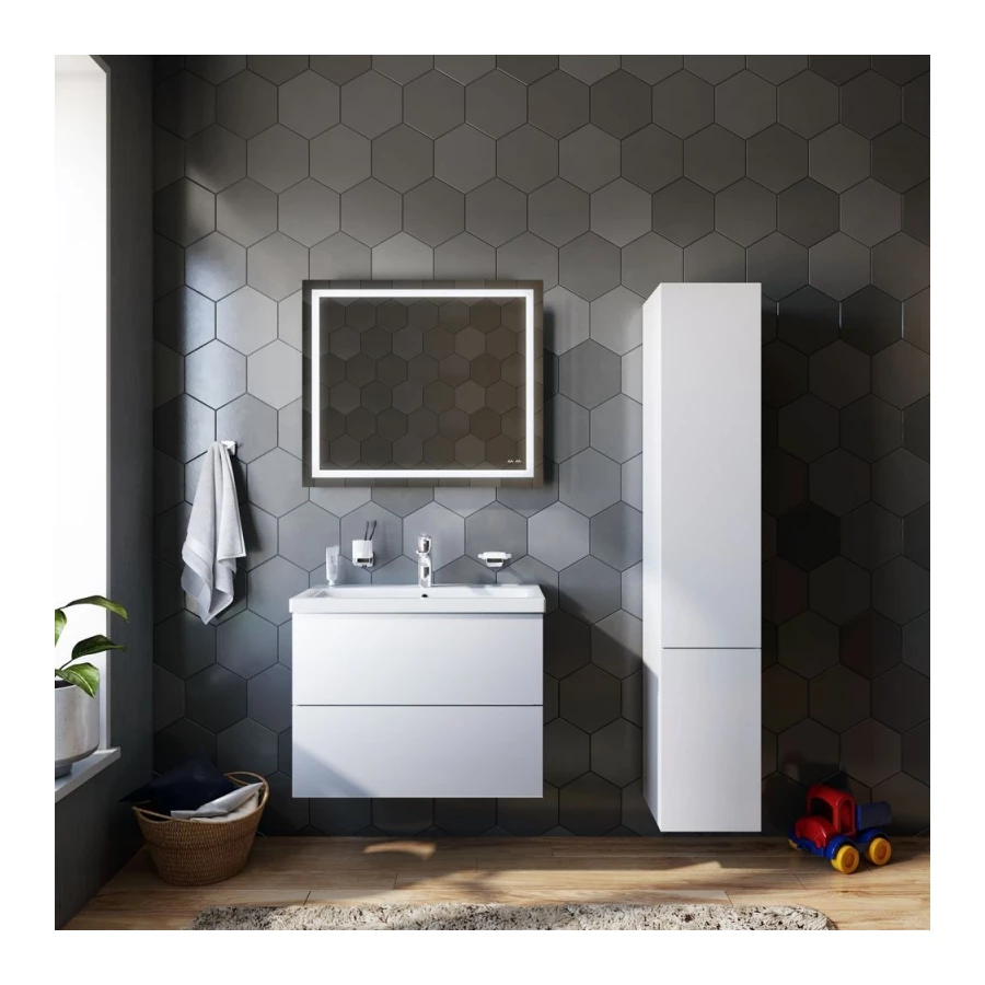 Шкаф-пенал подвесной Am Pm Gem правый белый глянец M90CHR0306WG 30 см