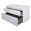 Комплект тумба Azario Velluto 100 подвесная с раковиной Slim 100 белый матовый CS00088604 100х45х66 см