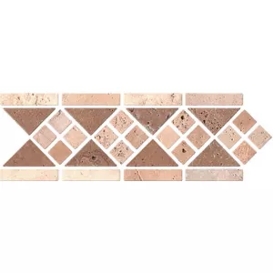 Декор Stone4Home Provance натуральный травертин Mosaico 30,5х10 см