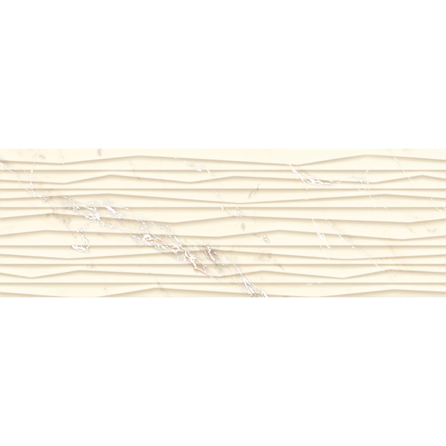 Плитка настенная Paradyz Serene Bianco Struktura Rekt 75х25 см