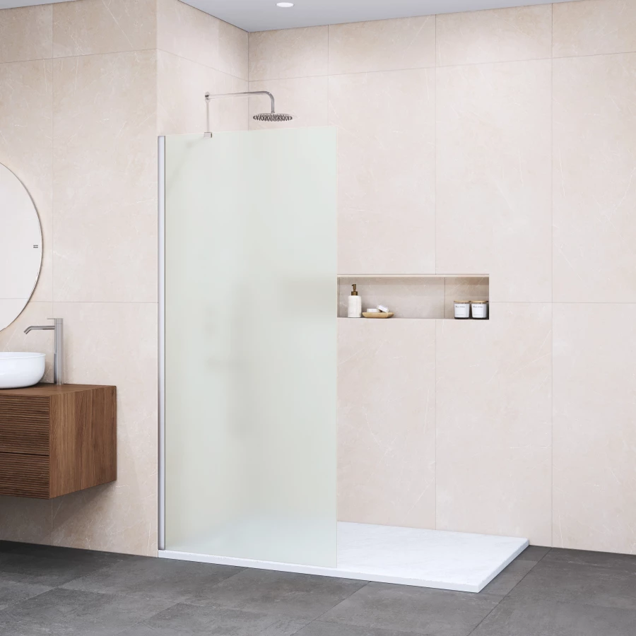 Душевая перегородка RGW WA-102 Матовое-Сатинат 351010209-21 90 см