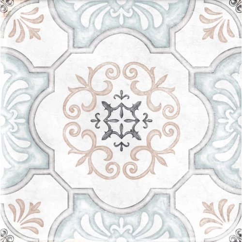 Керамогранит Nanda Tiles Адина Элиана / Adina Eliana глянцевый белый 15x15 см