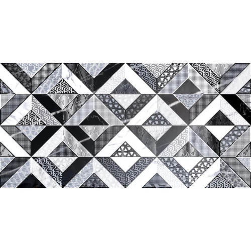 Декор Axima Орлеан D бело-серый 30х60 см