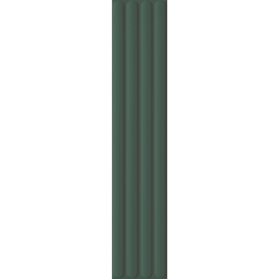 Плитка настенная DNA Tiles Plinto out green matt 54,2х10,7 см