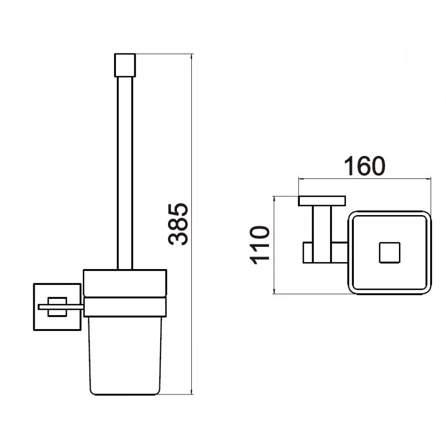 Настенный ершик Savol S-06594H