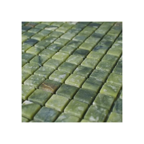 Мозаика Imagine Mosaic Натуральный камень 15х15 зеленая SGR7156M 30,5х30,5 см