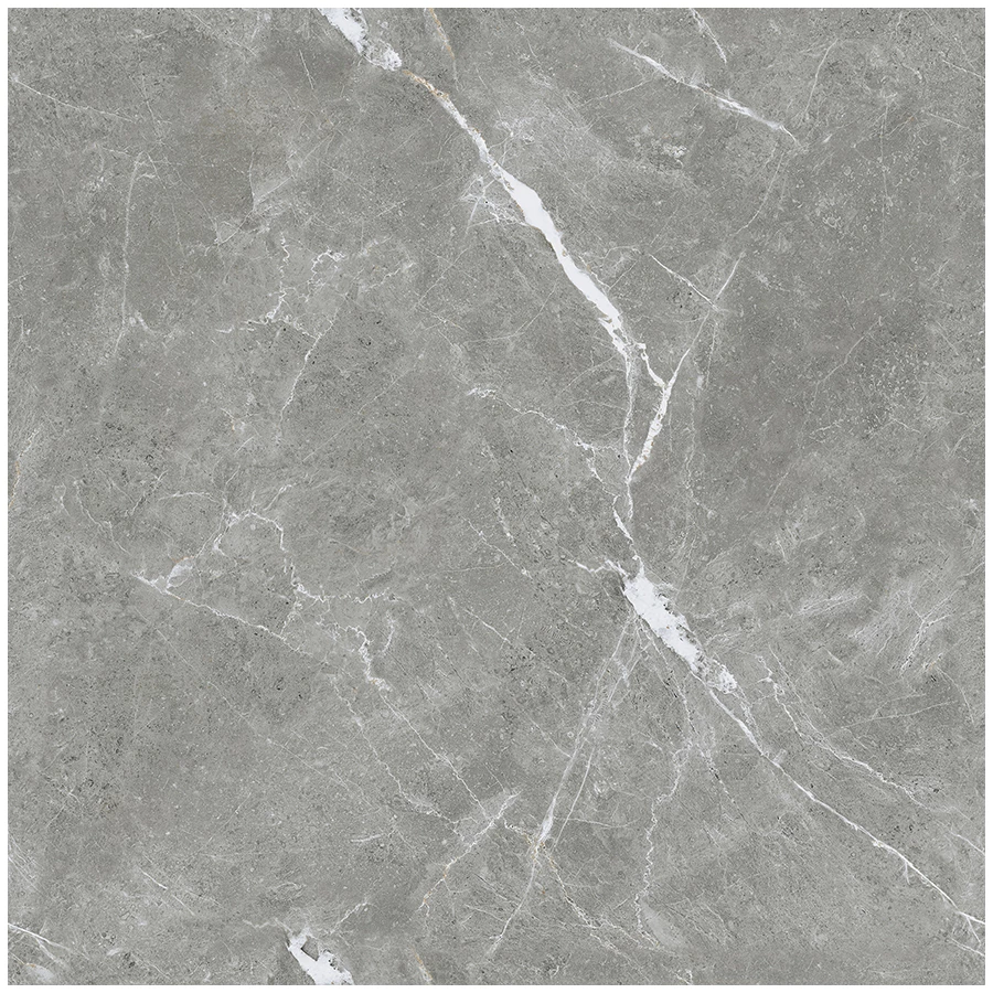 Керамогранит Ceradim Stone Cool Grey серый Полированный 60х60 см