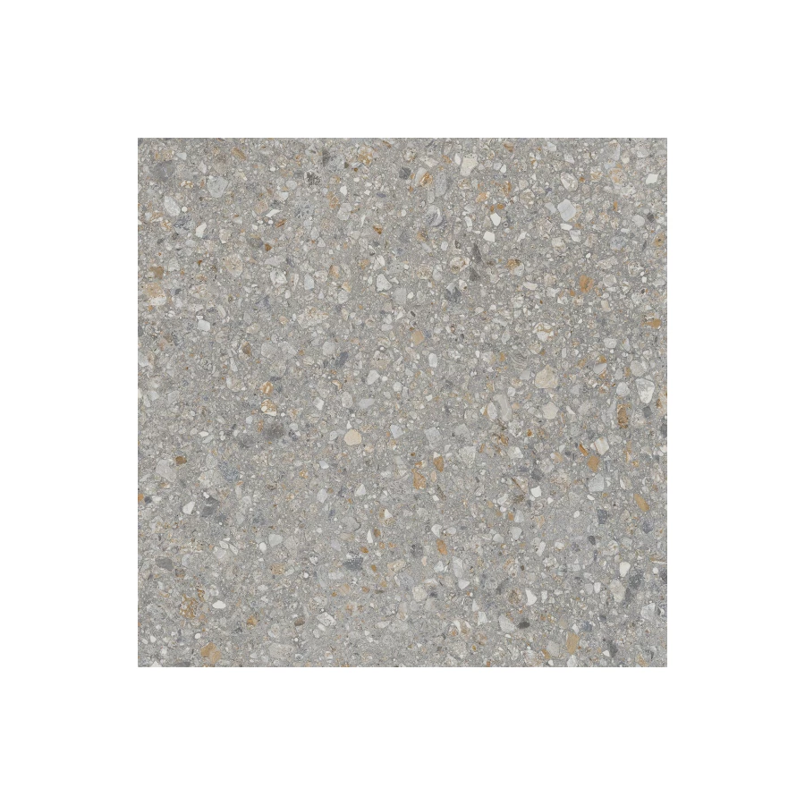 Керамогранит Estima Aglomerat AG23 структурированный рект серый 72307 60x60 см