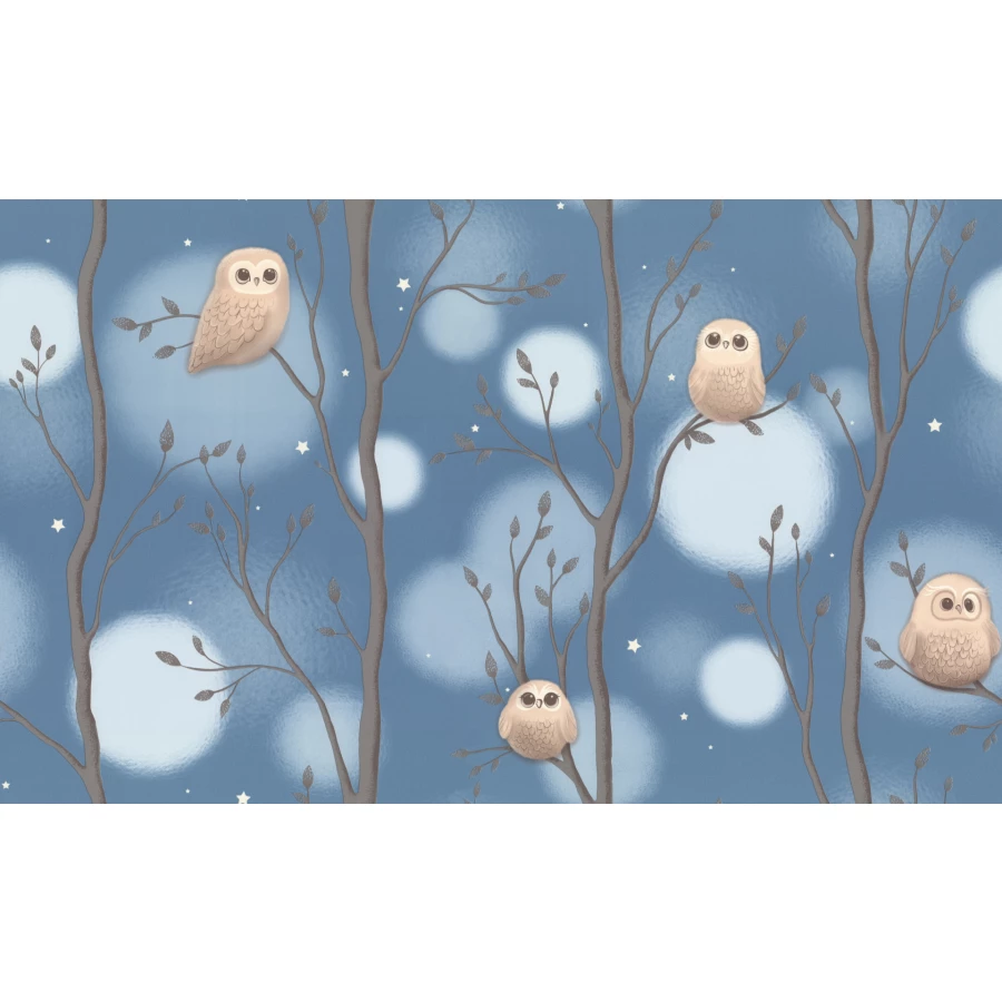 Обои флизелиновые Palitra Home Dream HomeColor синие HC72161-66 1,06х10,05 м