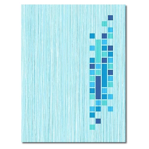 Декор Нефрит-Керамика Кураж голубой 74-45-67-47 25*33