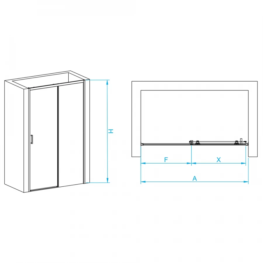 Душевая дверь RGW PA-017B Прозрачное 350801713-14 130 см
