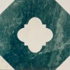 Керамогранит Monopole Флоренция Спринг Декор / Florencia Spring Decor матовый зелено-бежевый 22,3x22,3 см