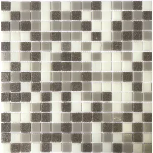 Мозаика из стекла Pixel mosaic Прессованное стекло чип 20x20 мм сетка Pix 120 31,6х31,6 см