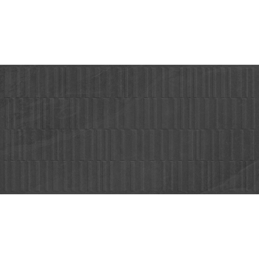 Керамогранит Laparet Badrock Shadow PRO Deco Art R10Soft STR CB матовый графитовый 120х60 см