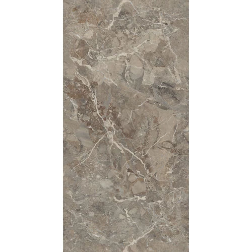 Керамогранит Gresant Breccia Boreale Brown Infinia Polished темно-коричневый 120х60 см