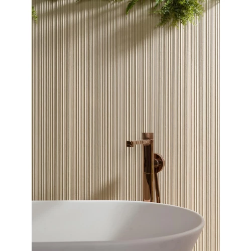 Плитка настенная Porcelanosa Неварк Топо / Newark Topo матовая бежевая 100320103 120х45 см