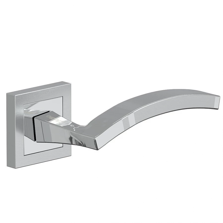 Ручка для двери Bravo A-206 SC/C МатХром/Хром