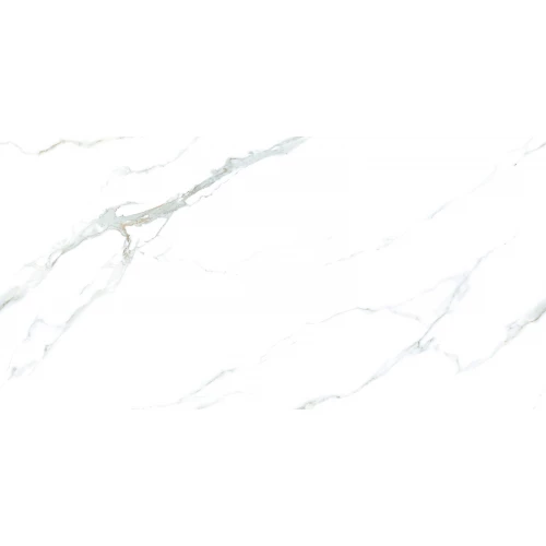Керамогранит lamore Ceramic Gloss 60х120 Nicol Statuario глянцевый белый 60/120-041 120х60 см