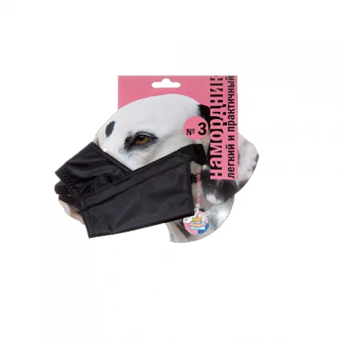 Намордник для собак Зооник № 3 матерчатый 1223