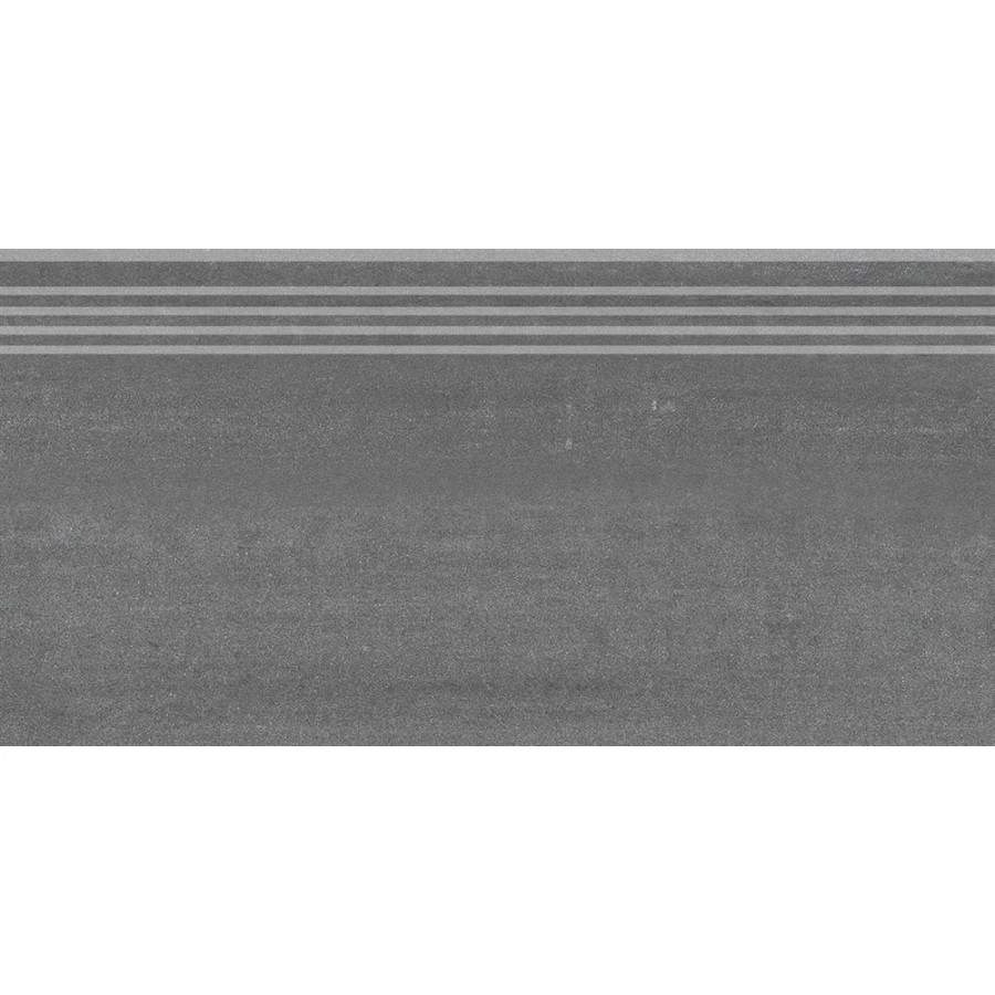 Ступень из керамогранита Kerama Marazzi Про Дабл матовая серая DD200920R/GR 60х30 см