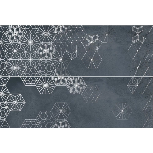 Декор Ibero-Keraben Cromat one Dec Debod Navy декор 2шт 75х50 см