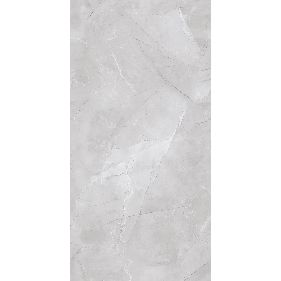 Керамогранит Seratonia Glossy Jordan Bianco серый 120х60 см