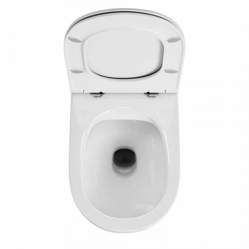 Унитаз приставной безободковый Creto Logan 1104-Logan-L7PP