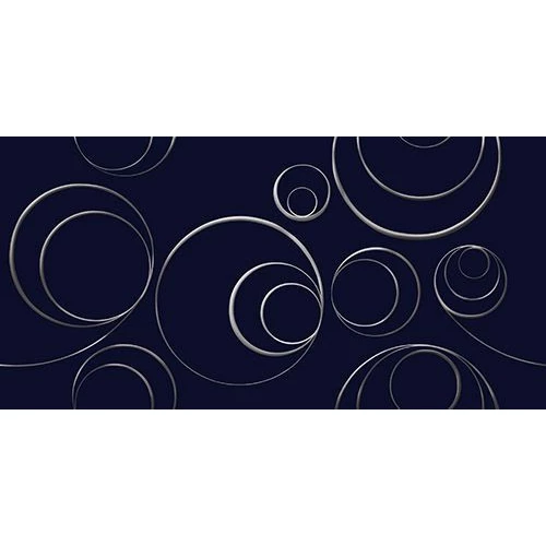 Декор Kerlife Stella Arabesco Blu синий 31,5*63 см