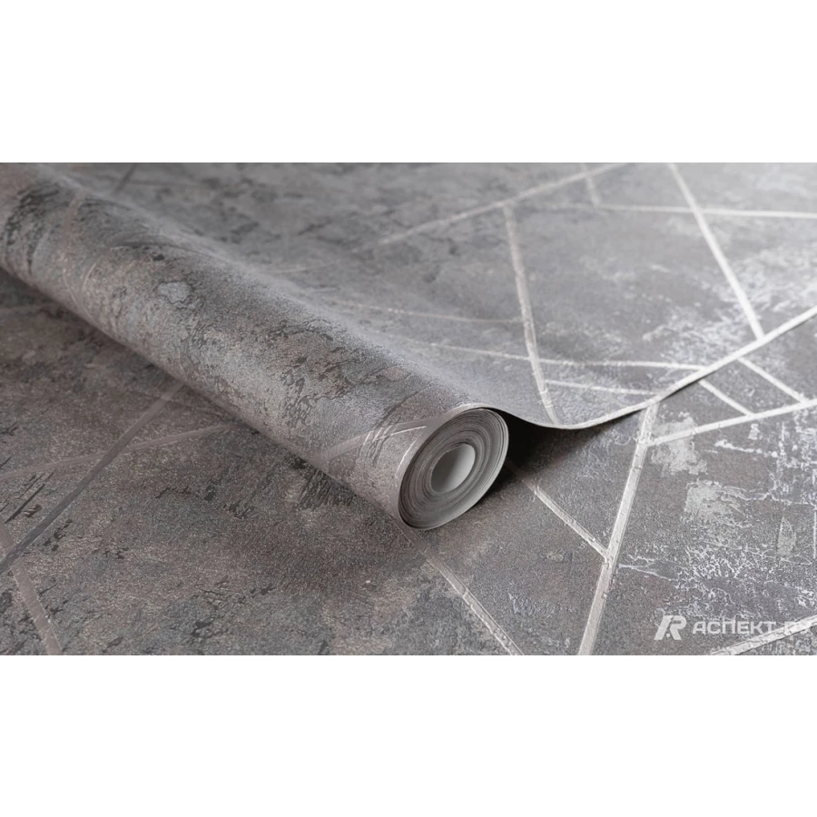 Обои флизелиновые Аспект Мичиган Серый 70563-48 1,06х10,05 м