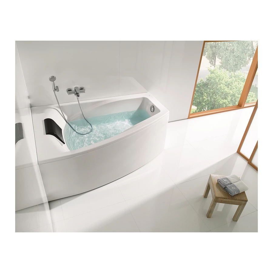 Ванна Roca Hall Angular асимметричная левая белая ZRU9302864 150х100 см