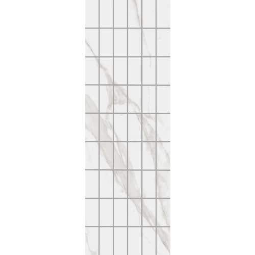 Декор чипсет Kerama Marazzi Алентежу обрезной матовый белый KMD2PTG007BR 89,5х30 см