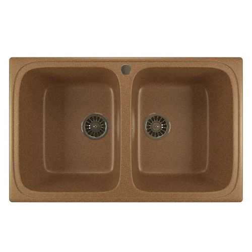 Мойка из искусственного мрамора Mixline ML-GM23 525189 49,5x77,5 см