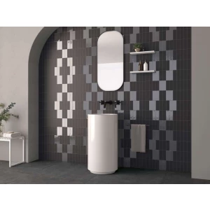 Керамогранит Harmony Peronda Glint Black Matt матовый чёрный 3300037829 14,6х4,8 см