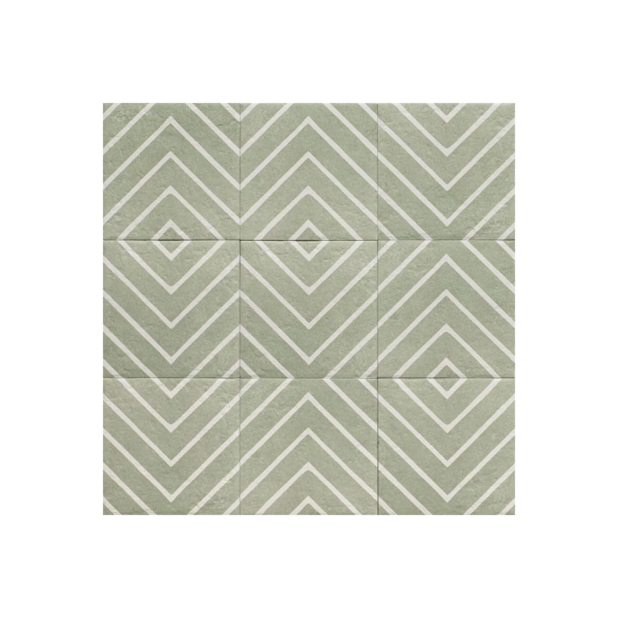 Декор Mainzu Green Garden Decor Green One керамогранит матовый зеленый PT03850 20х20 см