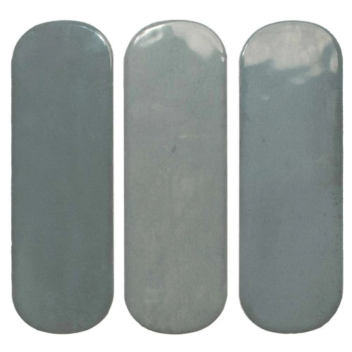 Плитка настенная DNA Tiles Calema Oval Ocean глянцевая синяя 136318 16х5,2 см