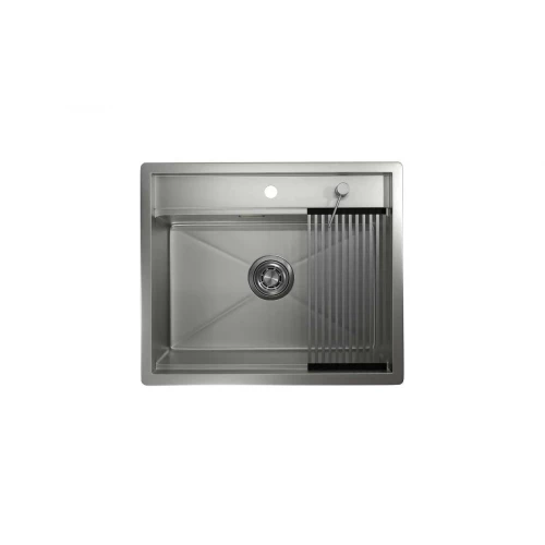 Кухонная мойка Granula Kitchen Space 6051, сталь матовая