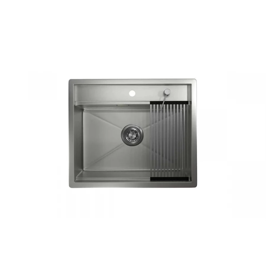 Кухонная мойка Granula Kitchen Space 6051, сталь матовая