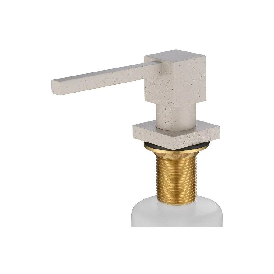 Дозатор Kaiser для моющих средств встраиваемый в мойку Sand Beige KH-3024 SB 8х28 см